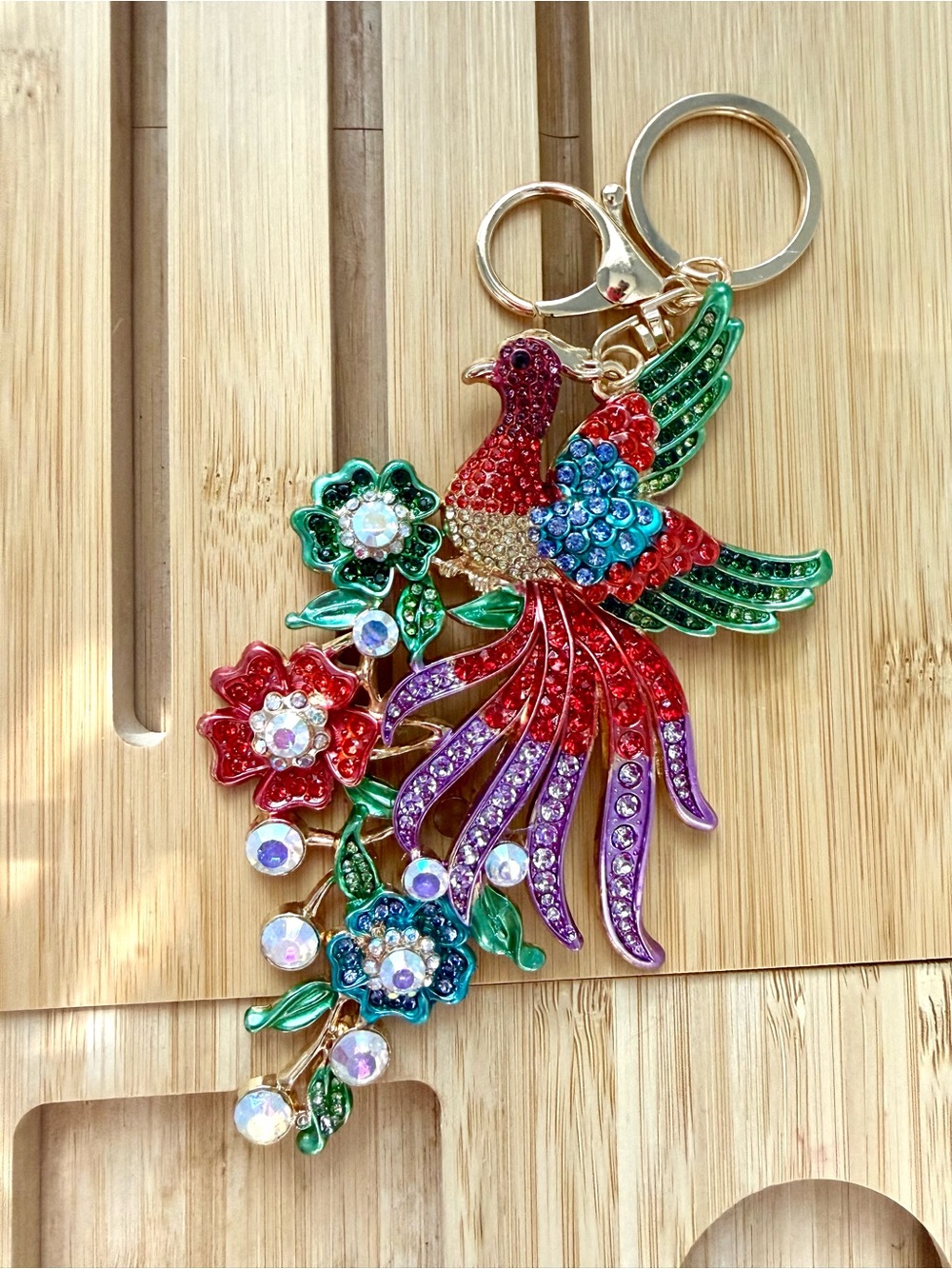 Crystal Phoenix Bagcharm/ keychain